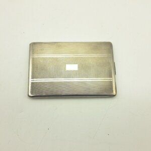 Vintage EFDE Cigarette Case Silver Plated